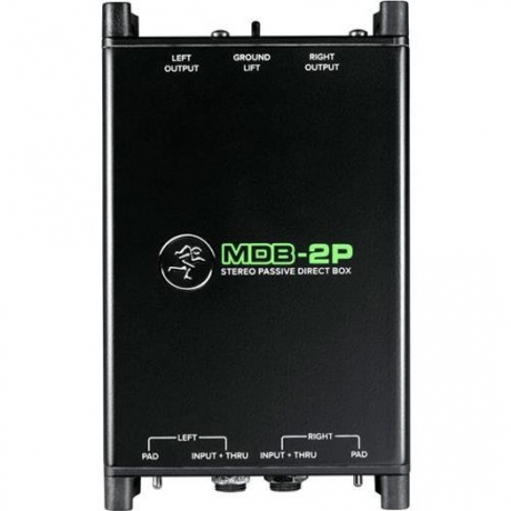 Mackie MDB-2P Stereo Passive Di Box<br>Fotoğraf: 2/4