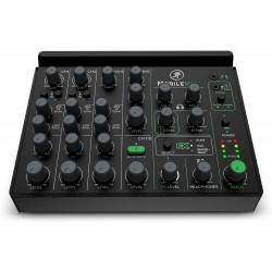 Mackie Mobilemix 8 Kanal Dahili Efektli ve Bluetooth Bağlantılı Pil ile Çalış...