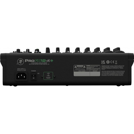 Mackie ProFX12v3+ 12-Kanal Mikser<br>Fotoğraf: 4/4