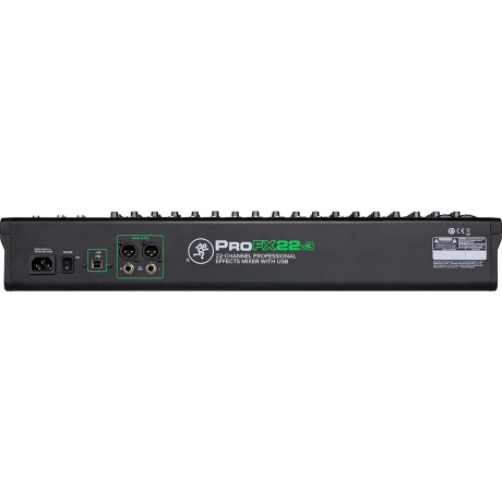 Mackie PROFX22v3 22-Kanal Profesyonel Efektli Mikser<br>Fotoğraf: 4/4