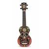 Mahalo Art Series Soprano Ukulele (Black Skull)<br>Fotoğraf: 1/2