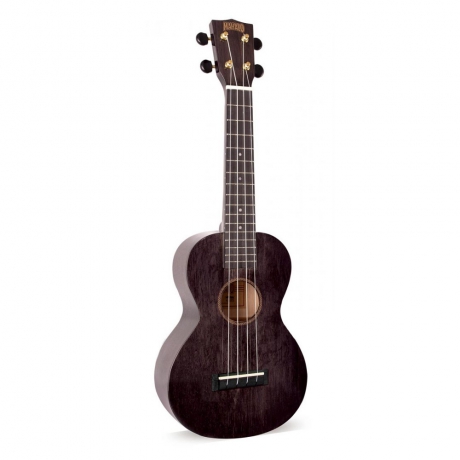 Mahalo Hano Series Concert Ukulele (Transparent Black)<br>Fotoğraf: 1/2