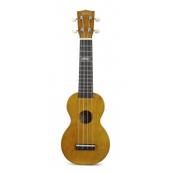 Mahalo Kahiko PLUS Series Soprano Ukulele (Transparent Brown)
