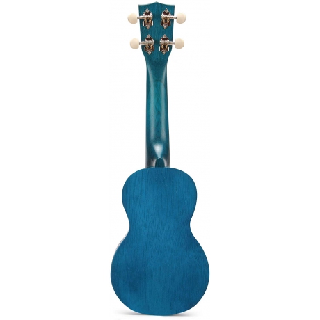 Mahalo Kahiko Serisi MK1TBU Soprano Ukulele (Transparent Blue)<br>Fotoğraf: 3/4