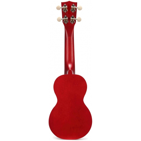 Mahalo Kahiko Serisi MK1TRD Soprano Ukulele (Transparent Red)<br>Fotoğraf: 3/4