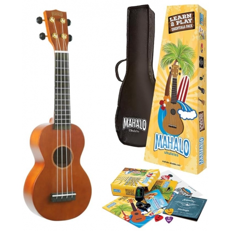 Mahalo Learn 2 Play Ukulele Seri (Kahverengi)<br>Fotoğraf: 1/1