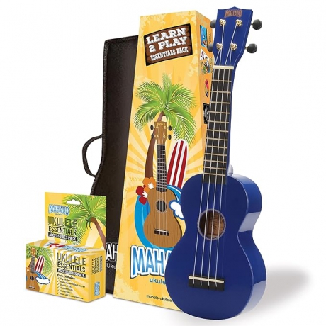 Mahalo Learn 2 Play Ukulele Seri (Mavi)<br>Fotoğraf: 1/1