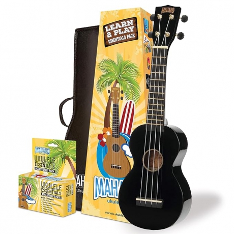 Mahalo Learn 2 Play Ukulele Seri (Siyah)<br>Fotoğraf: 1/1