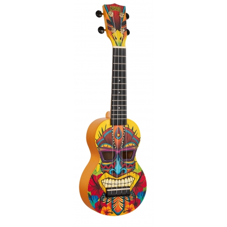 Mahalo MA1TK Art Series Soprano Ukulele (Tiki)<br>Fotoğraf: 1/1