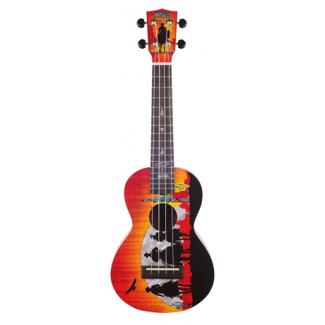 Mahalo MA2WW Artist Elite Series Concert Ukulele (Wild West)<br>Fotoğraf: 1/2