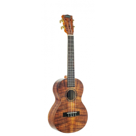Mahalo MA4KA Artist Elite Series Baritone Ukulele (Flame Koa)<br>Fotoğraf: 1/1