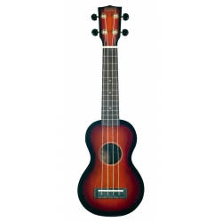 Mahalo MJ13TS Java Series Soprano Ukulele (3 Tone Sunburst)