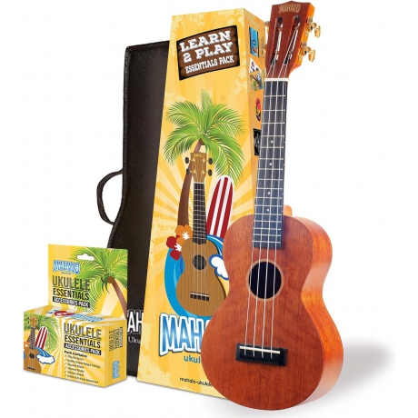 Mahalo MJ2TBRK Java Series Concert Ukulele Seti (Trans. Brown)<br>Fotoğraf: 1/3