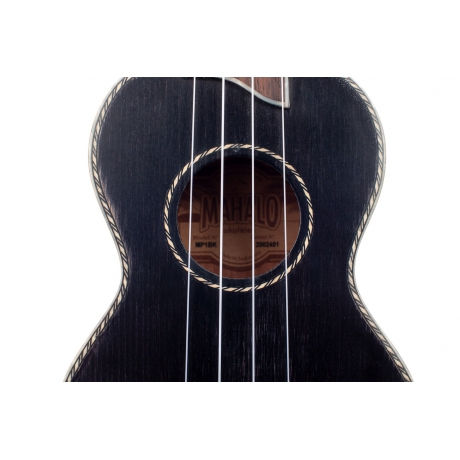 Mahalo MP1BK Pearl Series Soprano Ukulele (Siyah)<br>Fotoğraf: 2/4
