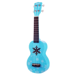 Mahalo Snow  Soprano Ukulele (Glacier Blue)