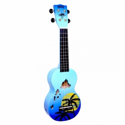 Mahalo Soprano Ukulele (Hawaii Blue Burst)