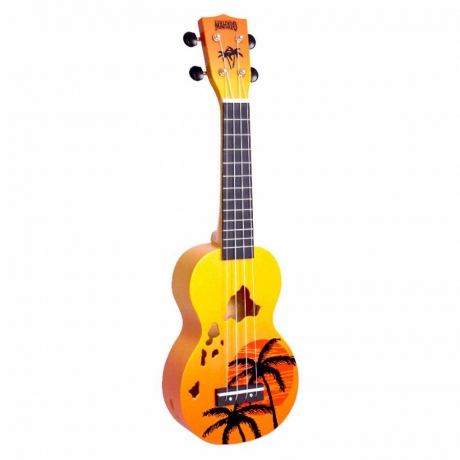 Mahalo Soprano Ukulele (Hawaii Oragne Burst)<br>Fotoğraf: 1/2