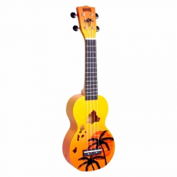 Mahalo Soprano Ukulele (Hawaii Oragne Burst)