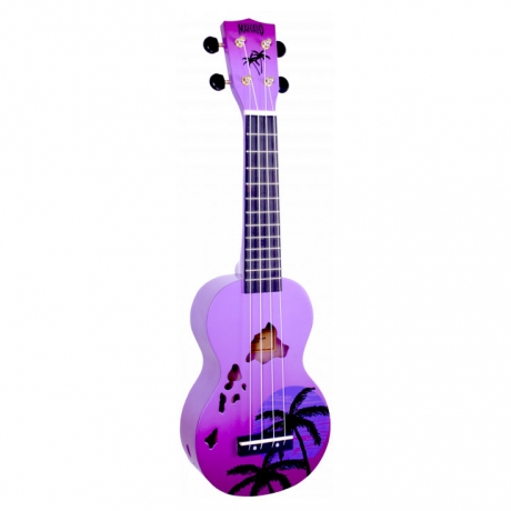 Mahalo Soprano Ukulele (Hawaii Purple Burst)<br>Fotoğraf: 1/2