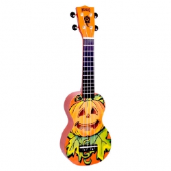 Mahalo Soprano Ukulele (Mahaloween Orange)