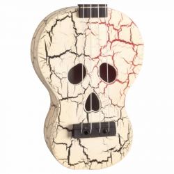 Mahalo Soprano Ukulele (Skull White)