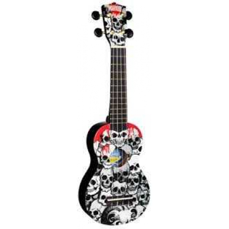 Mahalo U/SKULL Soprano Ukulele<br>Fotoğraf: 2/4