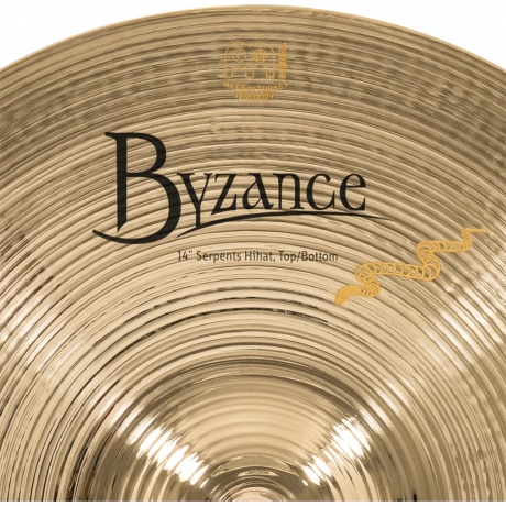 Meinl 14" Byzance Serpents Brilliant Hihat Zil (Çift)<br>Fotoğraf: 7/10