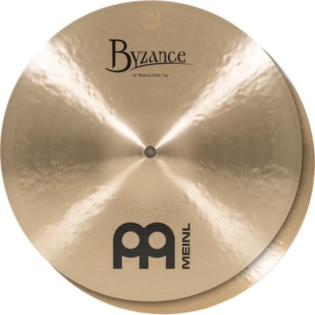 Meinl 14" Byzance Traditional Medium Hihat Zil (Çift)<br>Fotoğraf: 1/10