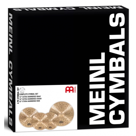 Meinl 15" - 18" - 22" Pure Alloy Complete Extra Hammered Zil Seti<br>Fotoğraf: 3/3