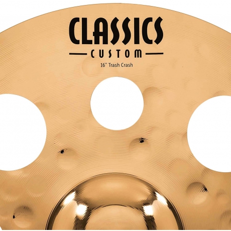 Meinl 16'' Classics Custom Trash Crash Zil (Thin)<br>Fotoğraf: 3/4