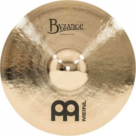 Meinl 18" Byzance Medium Thin Brilliant Crash Zil<br>Fotoğraf: 1/3