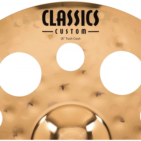 Meinl 18'' Classics Custom Trash Crash Zil (Thin)<br>Fotoğraf: 3/4