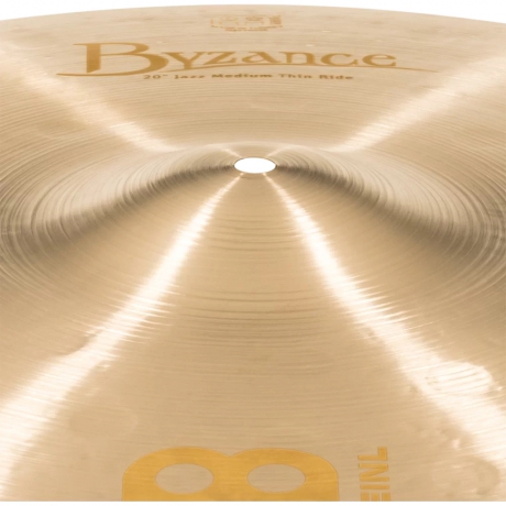 Meinl 20" Byzance Jazz Medium Thin Ride Zil<br>Fotoğraf: 4/6