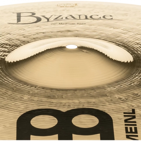 Meinl 20" Byzance Medium Brilliant Ride Zil<br>Fotoğraf: 4/6