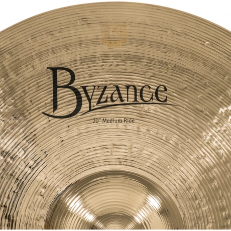 Meinl 20" Byzance Medium Brilliant Ride Zil<br>Fotoğraf: 6/6