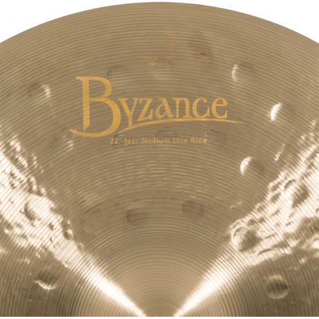 Meinl 22" Byzance Jazz Medium Thin Ride Zil<br>Fotoğraf: 6/6