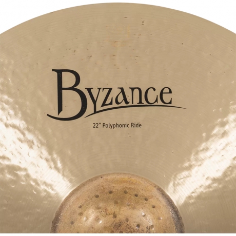 Meinl 22" Byzance Traditional Polyphonic Medium Ride Zil<br>Fotoğraf: 4/6