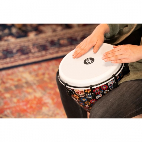 Meinl ADJ10-DA Alpine Series 10" Djembe (Day Of The Dead)<br>Fotoğraf: 7/10