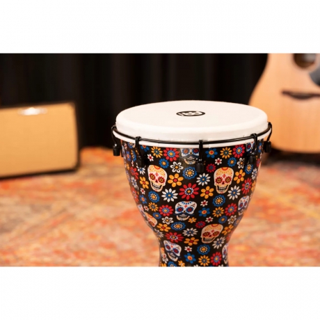 Meinl ADJ12-DA Alpine Series 12" Djembe (Day Of The Dead)<br>Fotoğraf: 9/10