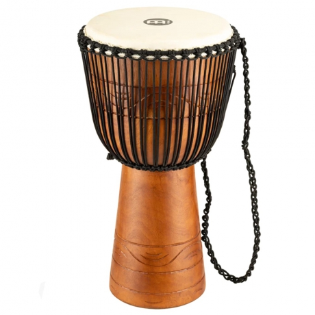 Meinl ADJ2-L+BAG African Style Rope Tuned Series Large 12" Djembe (Brown)<br>Fotoğraf: 1/5