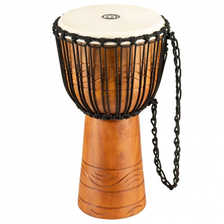 Meinl ADJ2-M+BAG African Style Rope Tuned Series Medium 10" Djembe (Brown)<br>Fotoğraf: 1/5