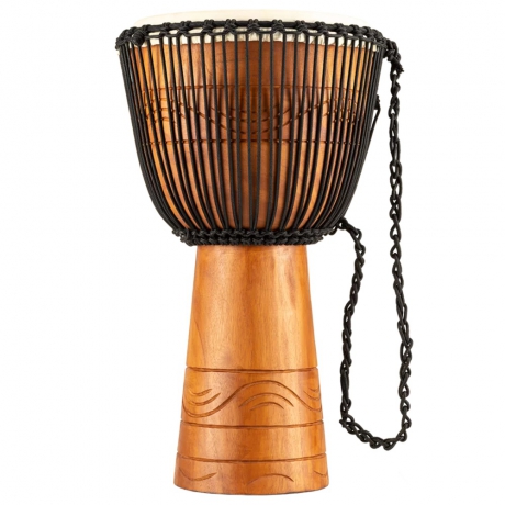 Meinl ADJ2-XL+BAG African Style Rope Tuned Series X-Large 13" Djembe (Brown)<br>Fotoğraf: 2/5