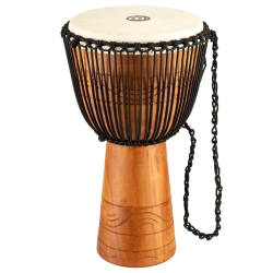 Meinl ADJ2-XL+BAG African Style Rope Tuned Series X-Large 13" Djembe (Brown)