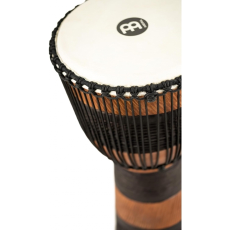 Meinl ADJ3-L+BAG African Style Rope Tuned Series Large 12" Djembe (Brown/Black)<br>Fotoğraf: 3/4