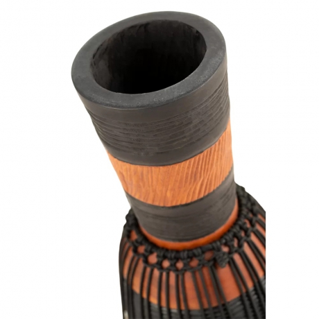 Meinl ADJ3-M+BAG African Style Rope Tuned Series Medium 10" Djembe (Brown/Black)<br>Fotoğraf: 5/5