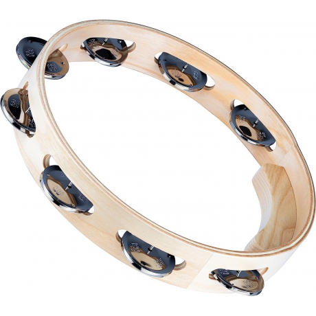 Meinl AE-ATA1S Ash Shell Steel Jingle 1-row 10" Artisan Tamburin<br>Fotoğraf: 1/2