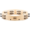 Meinl AE-ATA2S Artisan Ash Shell Steel Jingles 2 Rows 10" Tamburin (Natural)<br>Fotoğraf: 3/6