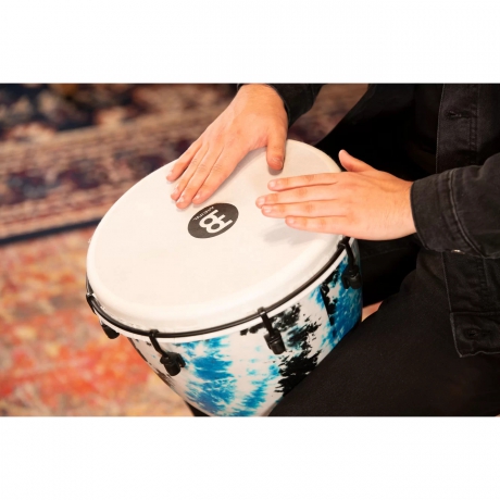 Meinl Alpine Series 12" Djembe (Galactic Blue Tie Dye)<br>Fotoğraf: 6/9