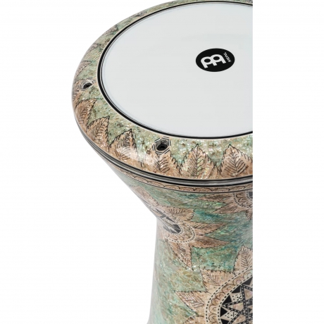 Meinl Artisan Edition Series 9" Darbuka (White Pearl Mosaic Queen)<br>Fotoğraf: 3/4