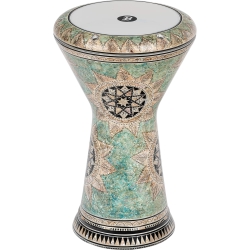 Meinl Artisan Edition Series 9" Darbuka (White Pearl Mosaic Queen)